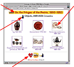 Listing of related objects screenshot